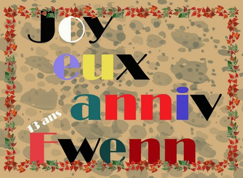Carte anniversaire, photo 18