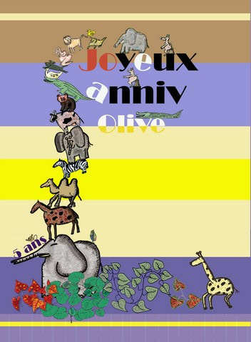 Carte anniversaire, photo 34