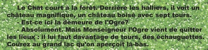 Les châteaux du Chat Botté - détail