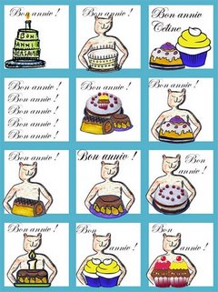 Carte anniversaire, Céline