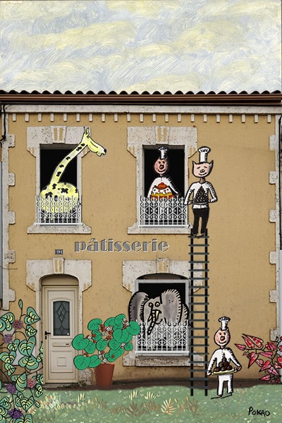 Magasin de fleuriste, transformation