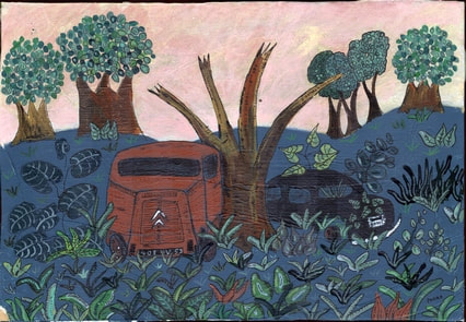 Le vieux Tub, peinture