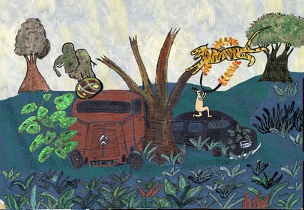Le vieux Tub revisité, peinture