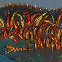 Détail du tableau Au feu !