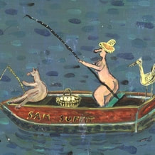 Détail du tableau Partie de pêche