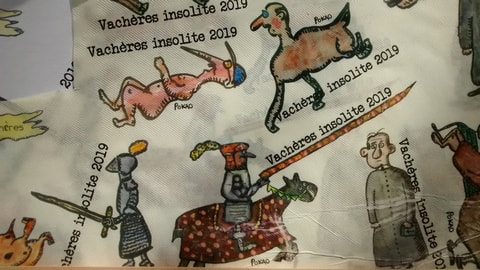 Proposition de vignettes pour Vachères insolite 2019