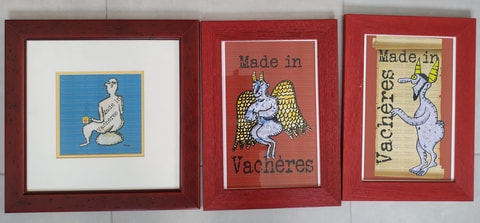 3 visuels encadrés