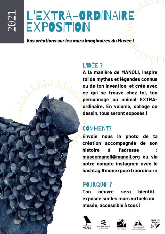 L'EXTRA-ORDINAIRE exposition - affiche