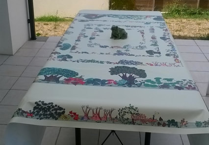 Nappe champêtre, en situation