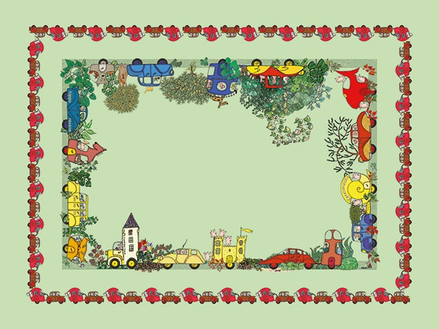 Nappe Fantasticaravanes, série rouge