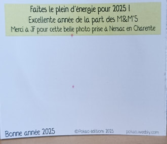 Carte de vœux 2025