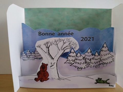 42 exemplaires - un ours rêveur pour commencer l'année...