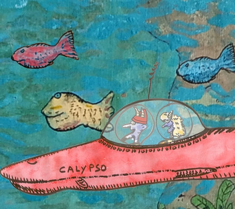 Clin d'œil au commandant Cousteau