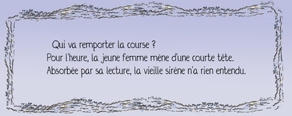 Texte : la course en bouée