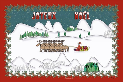 Set de table de Noël