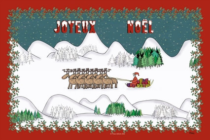 Set de table de Noël