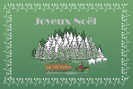 Set de table de Noël