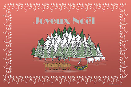 Set de table de Noël