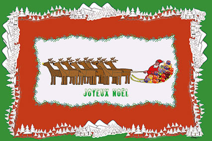 Set de table de Noël