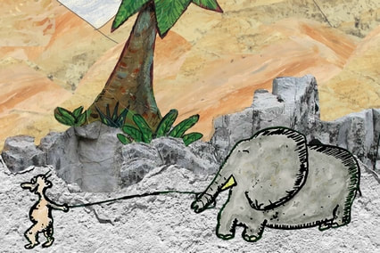 mon bel éléphant - détail