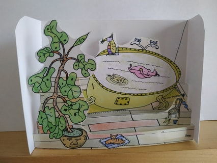 calme et volupté - carte pop-up