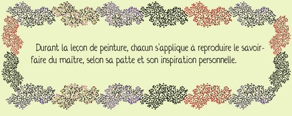 Texte : cours de peinture