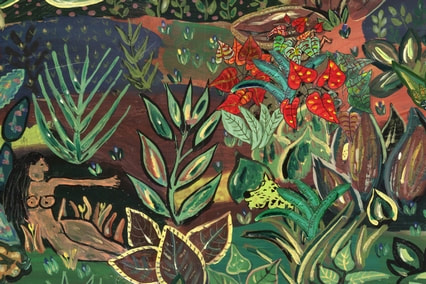 hommage au douanier Rousseau - détail