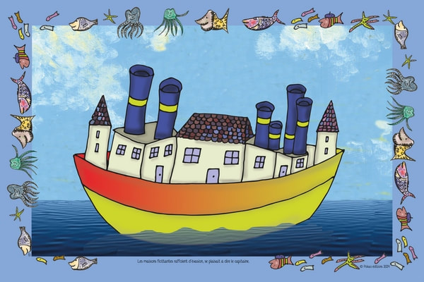 Les maisons flottantes raffolent d'évasion, se plaisait à dire le capitaine.