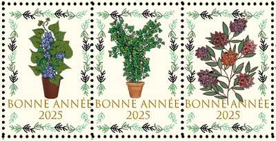 Timbre nouvel an 2025, 1