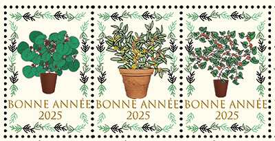 Timbre nouvel an 2025, 2