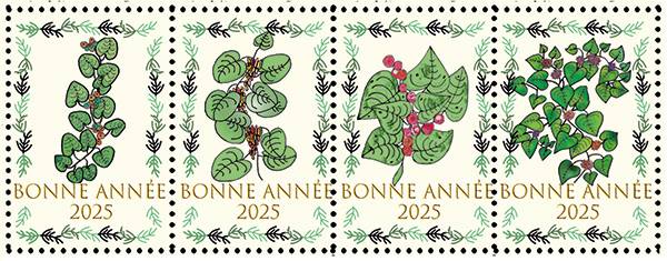 Timbre nouvel an 2025, 4