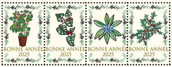 Timbre nouvel an 2025, 5