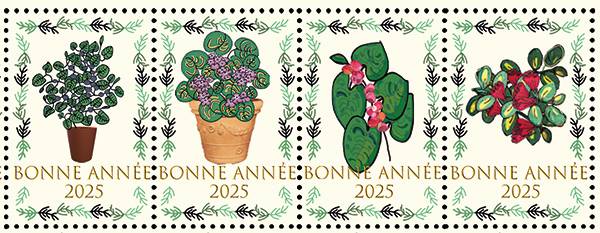Timbre nouvel an 2025, 6