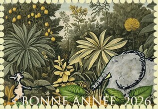 Timbre nouvel an 2026, 1